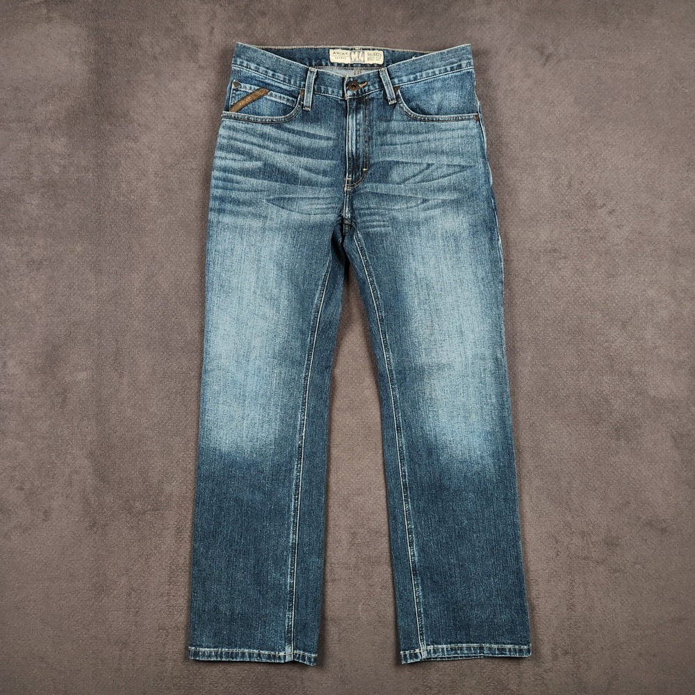 Ariat M4 Relaxed Boot Cut Jeans Mens 31x32 Blue Kilroy Legacy Denim 10022676